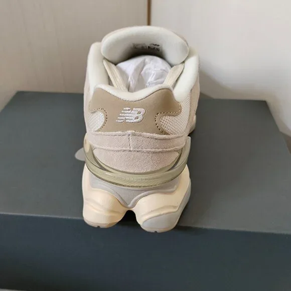 New Balance 9060 Cream Sneakers - Picture 2 of 7
